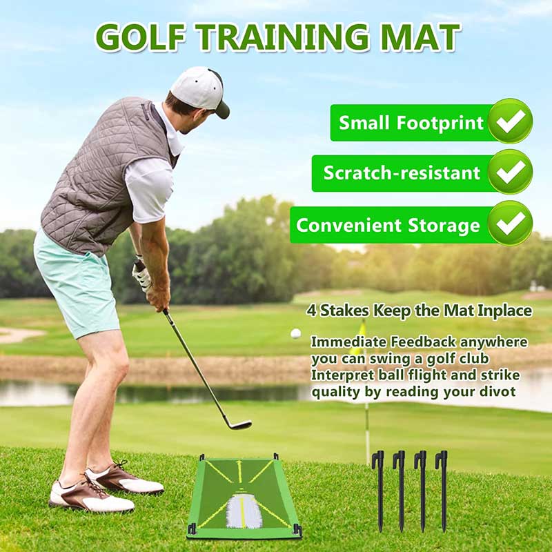 Swynner Golf Training Mat Kit for Swing Detection Practice Training Equipment