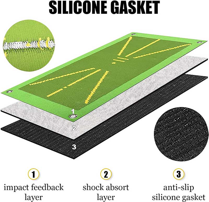 Swynner Golf Training Mat Kit for Swing Detection Practice Training Equipment