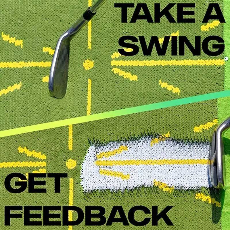 Swynner Golf Training Mat Kit for Swing Detection Practice Training Equipment