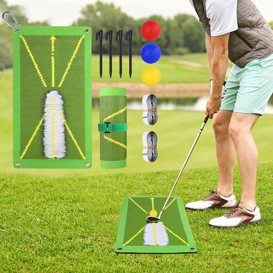Swynner Golf Training Mat Kit for Swing Detection Practice Training Equipment